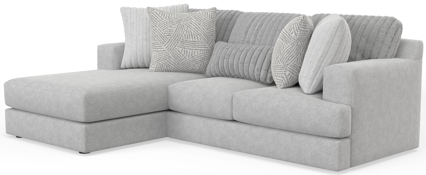 Logan - Sectional With Comfort Coil Seating And Included Accent Pillows