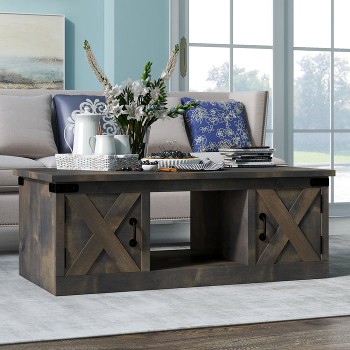 Farmhouse - Coffee Table - Barnwood