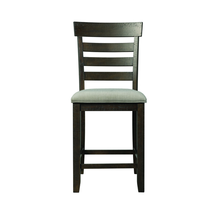 Colorado - Counter Side Chair With Cushion Seat (Set of 2) - Charcoal