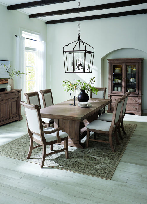 Lawson's Creek - Trestle Table - Dark Brown