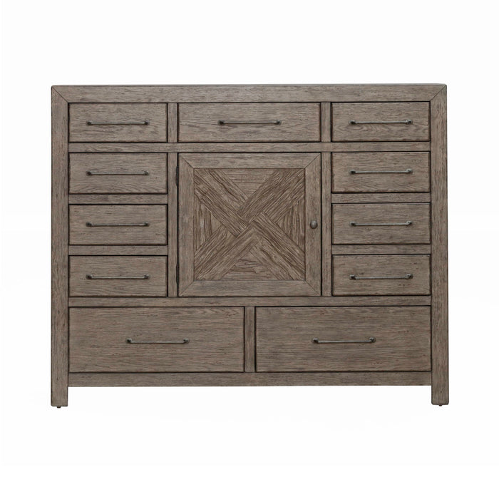 Skyview Lodge - 11 Drawer 1 Door Chesser - Light Brown