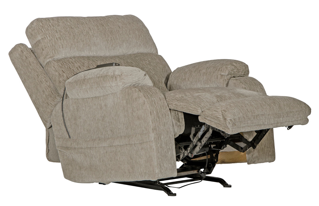 Refresher - Power Headrest Power Rocker Recliner With CR3 Heat / Massage / Lumbar