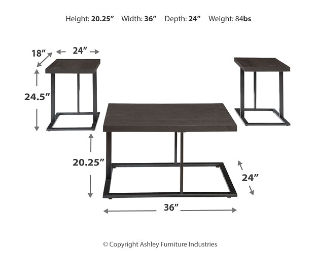 Ashley Express - Airdon Occasional Table Set (3/CN)