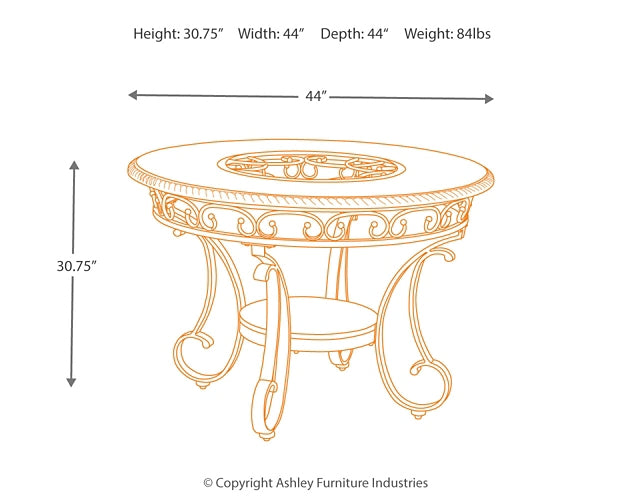 Ashley Express - Glambrey Round Dining Room Table