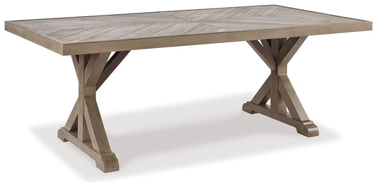 Beachcroft RECT Dining Table w/UMB OPT