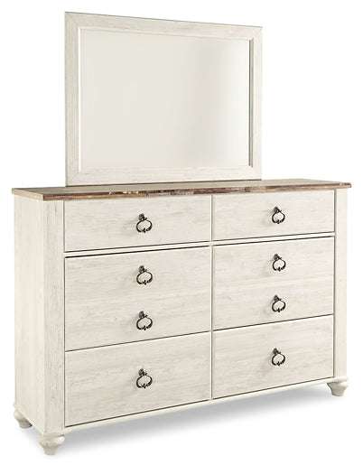 Willowton Six Drawer Dresser