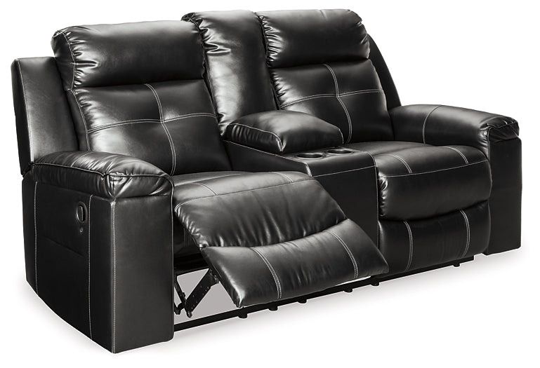 Kempten DBL Rec Loveseat w/Console