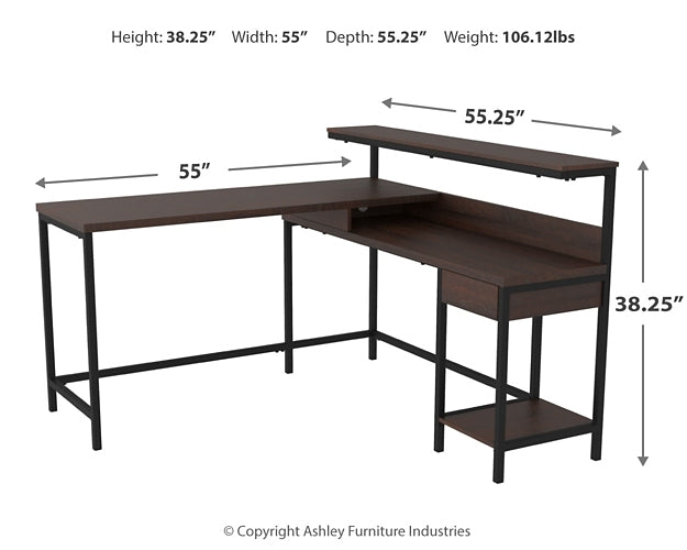 Ashley Express - Camiburg L-Desk with Storage