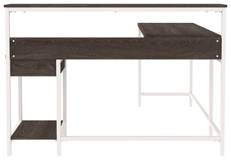 Ashley Express - Dorrinson L-Desk with Storage