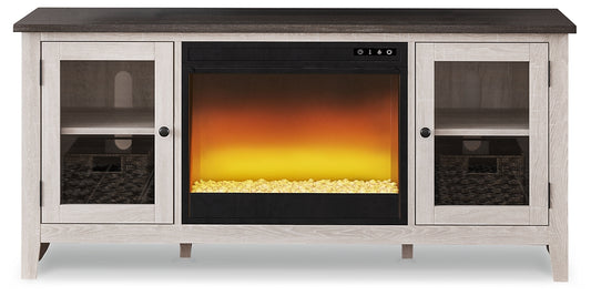 Ashley Express - Dorrinson 60" TV Stand with Electric Fireplace