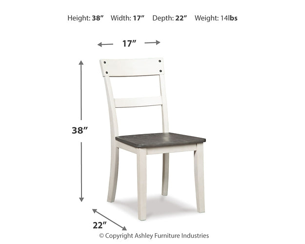 Ashley Express - Nelling Dining Room Side Chair (2/CN)