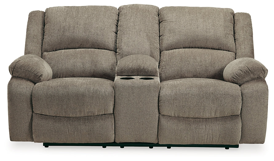 Draycoll DBL Rec Loveseat w/Console