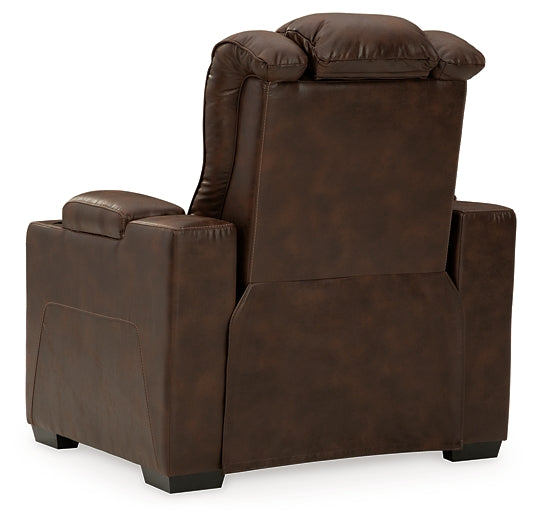 Owner's Box PWR Recliner/ADJ Headrest