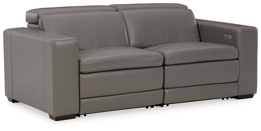 Texline 3-Piece Power Reclining Sectional Loveseat