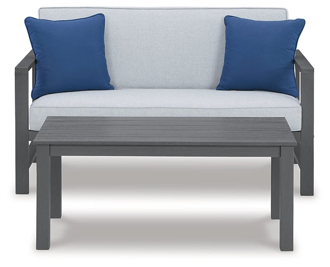 Ashley Express - Fynnegan Loveseat w/Table (2/CN)