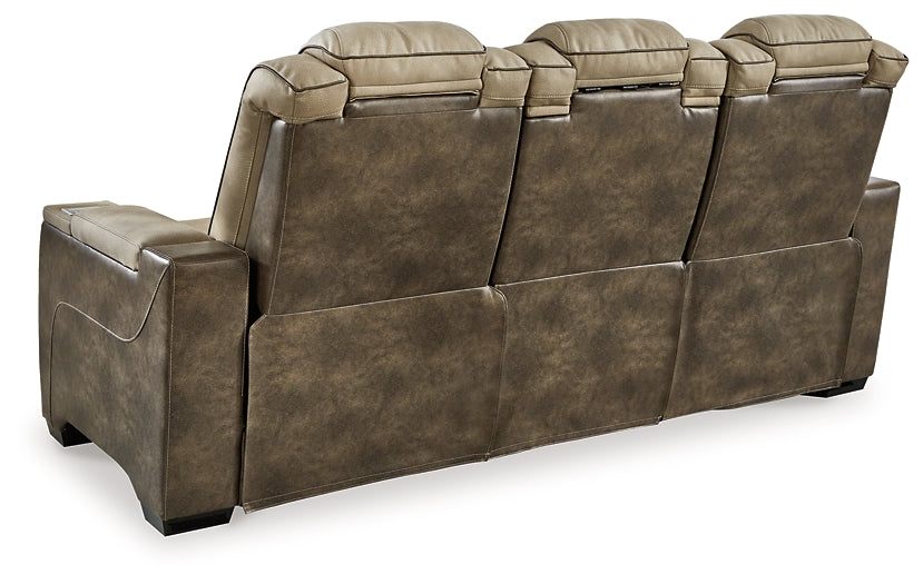 Next-Gen DuraPella PWR REC Sofa with ADJ Headrest