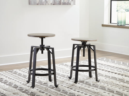 Ashley Express - Lesterton Swivel Stool (2/CN)