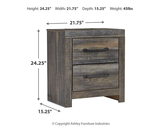 Drystan Full Bookcase Bed with 2 Storage Drawers with Mirrored Dresser, Chest and 2 Nightstands