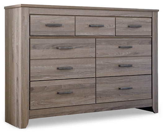 Zelen King Panel Bed with Dresser