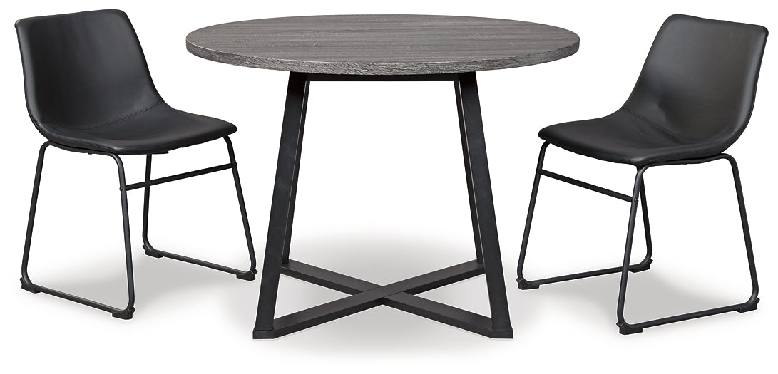 Ashley Express - Centiar Dining Table and 2 Chairs