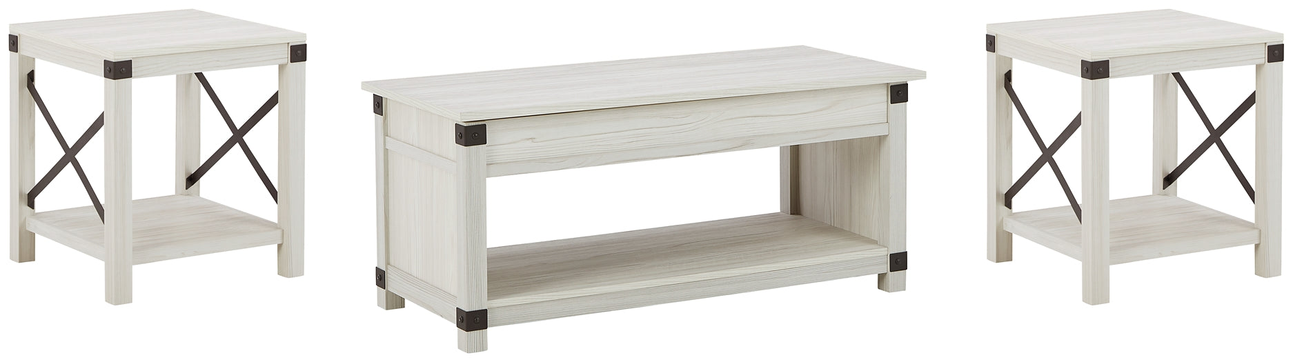 Ashley Express - Bayflynn Coffee Table with 2 End Tables