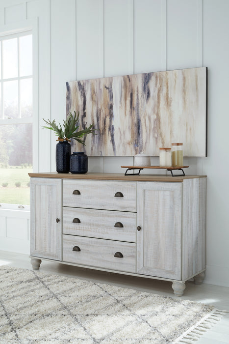 Haven Bay King Panel Bed with Dresser