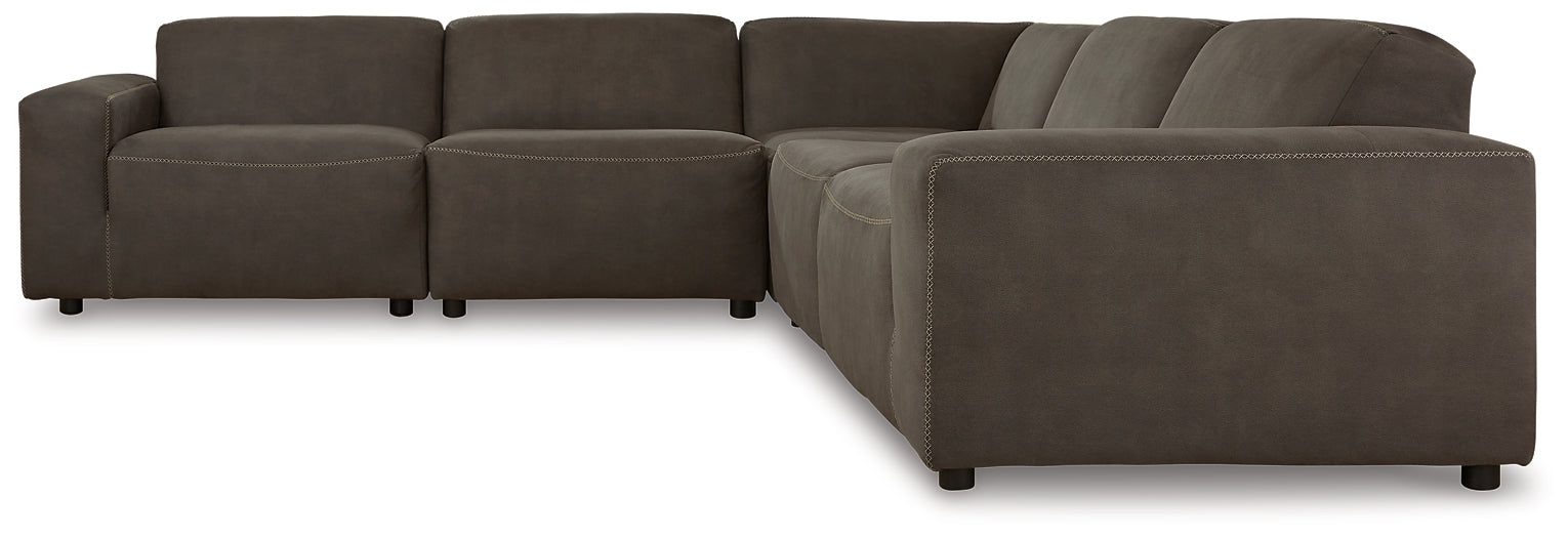 Allena 5-Piece Sectional with Ottoman