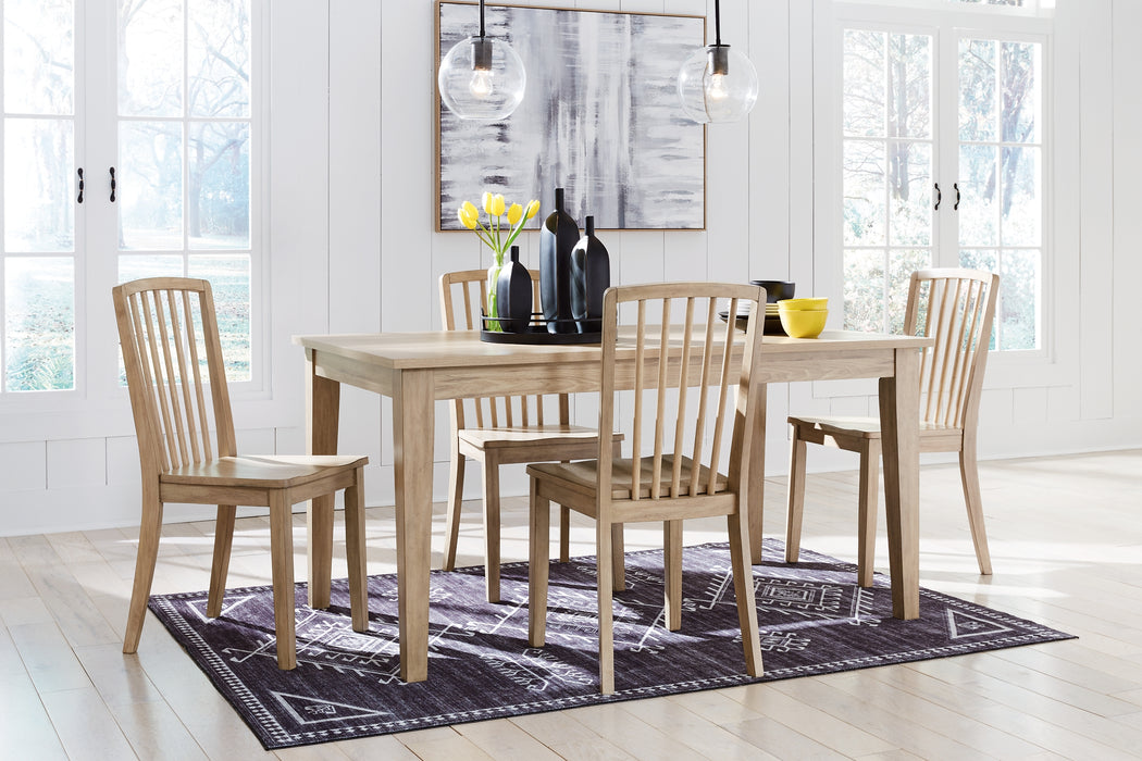 Ashley Express - Gleanville Dining Table and 4 Chairs