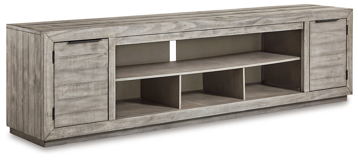 Naydell XL TV Stand w/Fireplace Option