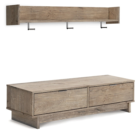 Ashley Express - Oliah Bench with Coat Rack