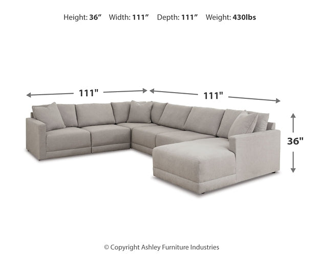 Katany 6-Piece Sectional with Chaise