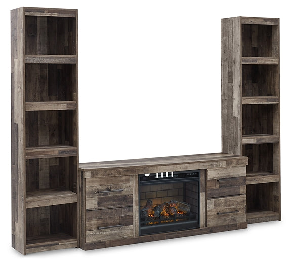 Ashley Express - Derekson 3-Piece Entertainment Center with Electric Fireplace