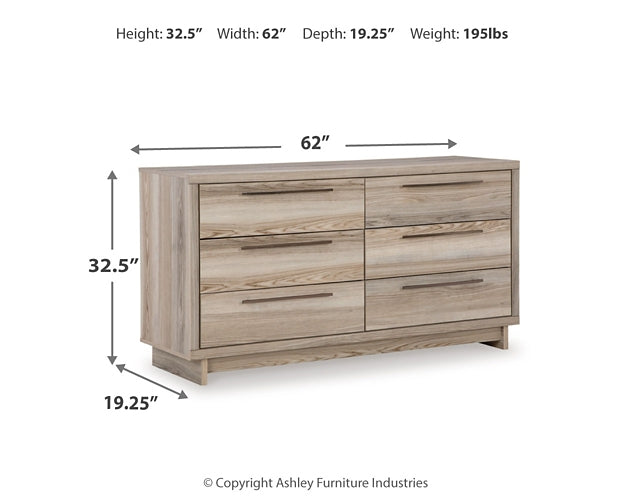 Hasbrick Queen Panel Bed with Dresser