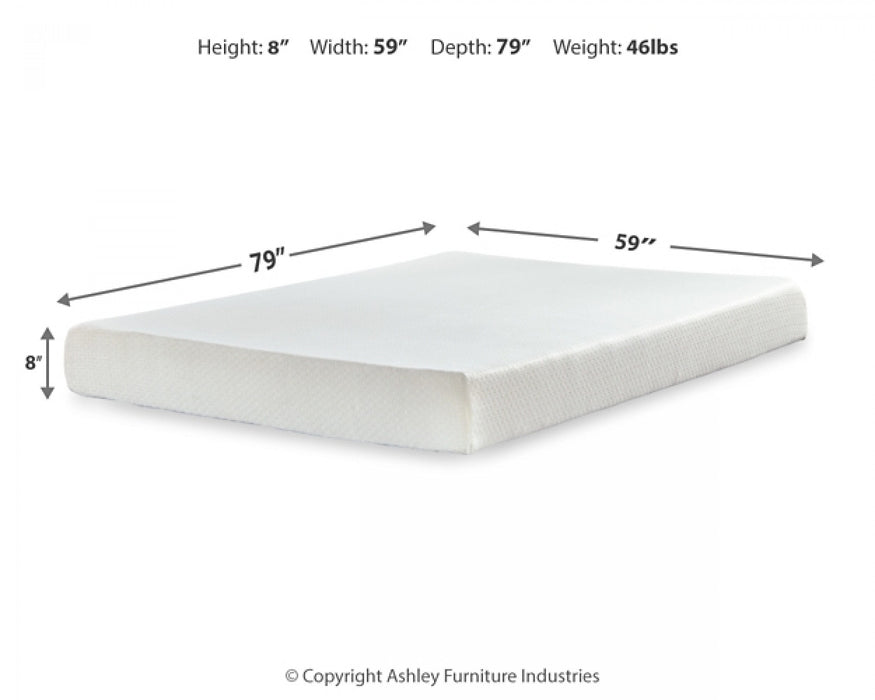 Ashley Express - Chime 8 Inch Memory Foam  Mattress