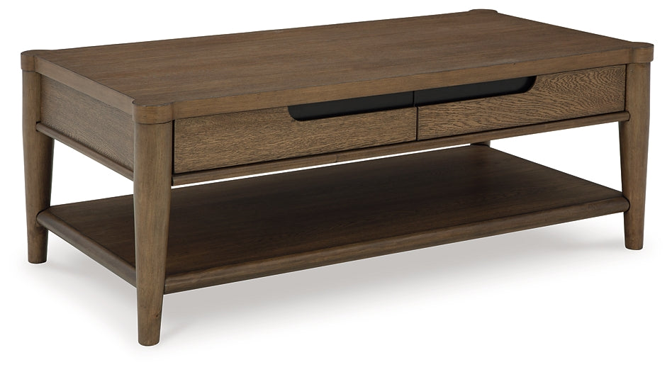 Ashley Express - Roanhowe Coffee Table with 2 End Tables