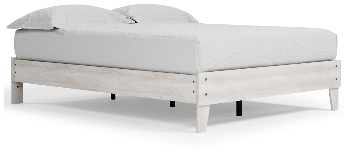 Ashley Express - Shawburn Queen Platform Bed with Dresser, Chest and Nightstand