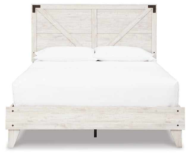 Ashley Express - Shawburn Queen Platform Bed with Dresser and 2 Nightstands