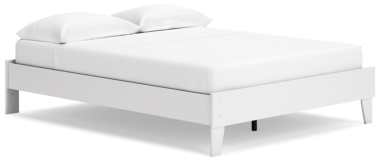 Ashley Express - Socalle Queen Platform Bed with 2 Nightstands