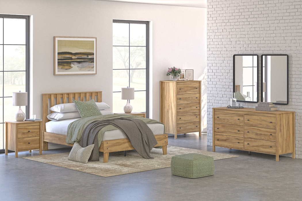 Ashley Express - Bermacy Queen Platform Bed with Dresser and 2 Nightstands