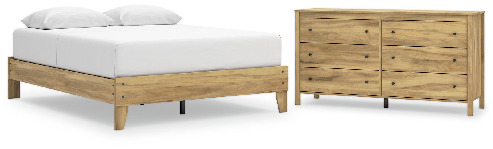 Ashley Express - Bermacy Queen Platform Bed with Dresser