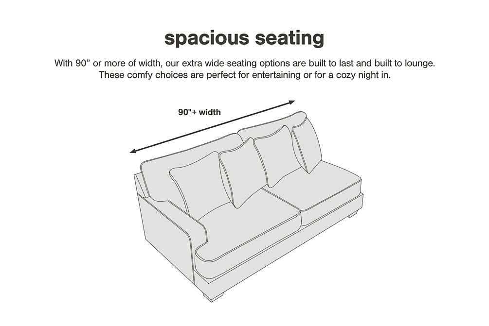 Warlin PWR REC Sofa with ADJ Headrest