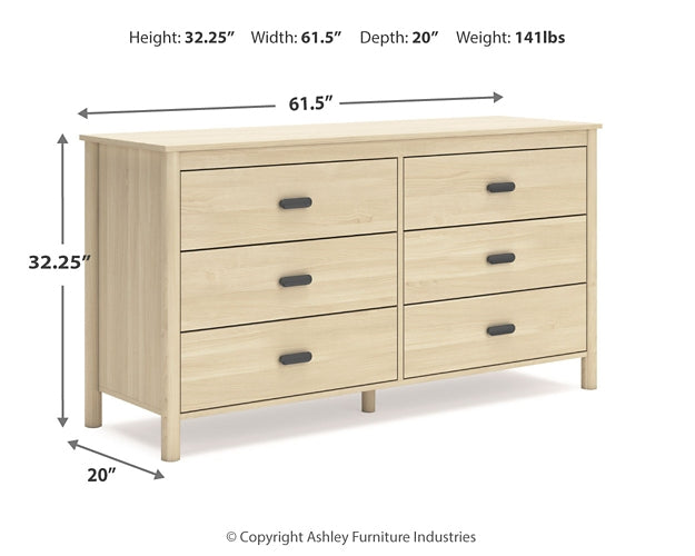 Ashley Express - Cabinella Queen Platform Panel Bed with Dresser