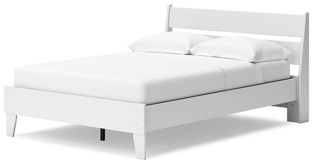 Ashley Express - Socalle Full Panel Platform Bed with Dresser, Chest and Nightstand