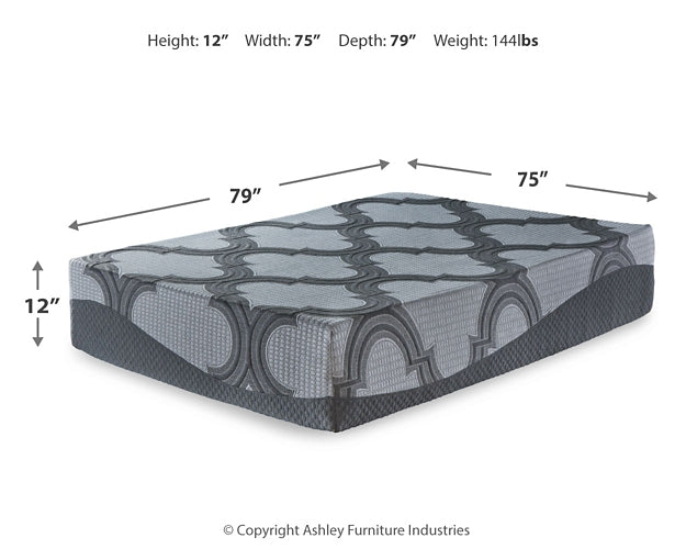 Ashley Express - 12 Inch Ashley Hybrid King Mattress