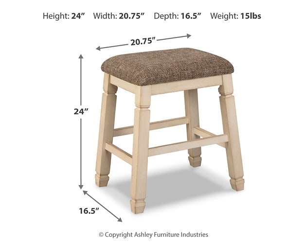 Ashley Express - Bolanburg Upholstered Stool (2/CN)